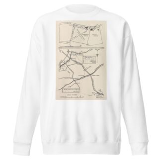 Map of Erdington, Castle Bromwich by Anonymous Sweatshirt