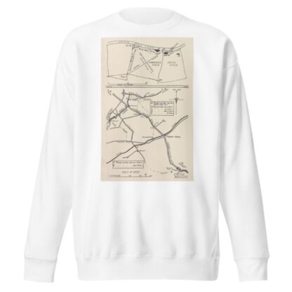 Map of Erdington, Castle Bromwich by Anonymous Sweatshirt