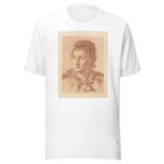 Portrait of a woman of the Brignoles family by Paul Adolphe Rajon T-Shirt