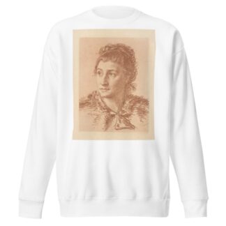 Portrait of a woman of the Brignoles family by Paul Adolphe Rajon Sweatshirt