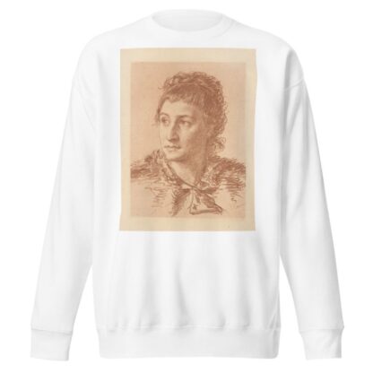 Portrait of a woman of the Brignoles family by Paul Adolphe Rajon Sweatshirt