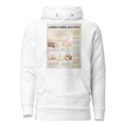 Lumber & timber measures by R.O. Evans Hoodie