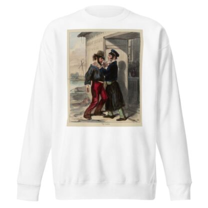 Allons Landerneau, mon bonhomme Vous avez bû et vous savez que vous avez le vin mauvais. by Paul Gavarni Sweatshirt