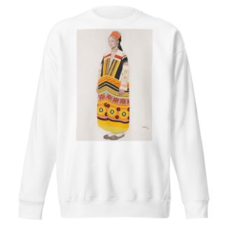 Costume design for a Young Peasant Girl by Léon Bakst Sweatshirt