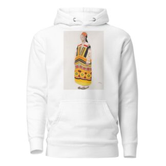 Costume design for a Young Peasant Girl by Léon Bakst Hoodie