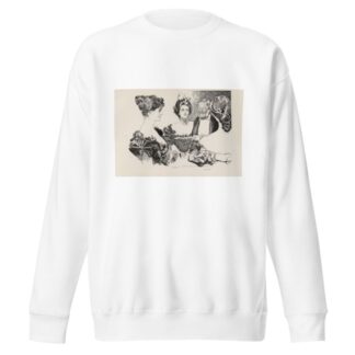 After Dinner by Charles Dana Gibson Sweatshirt