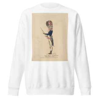 The drill sergeant training the men of battle. by Anonymous Sweatshirt