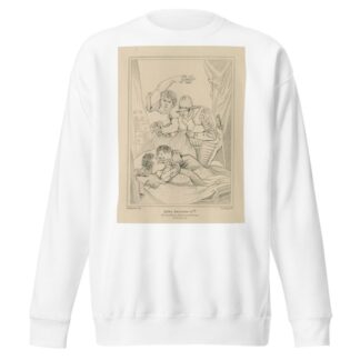 King Richard 3rd, the two princes, Dighton and Forrest, act IV, scene III by William Francis Starling Sweatshirt