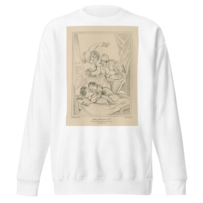 King Richard 3rd, the two princes, Dighton and Forrest, act IV, scene III by William Francis Starling Sweatshirt