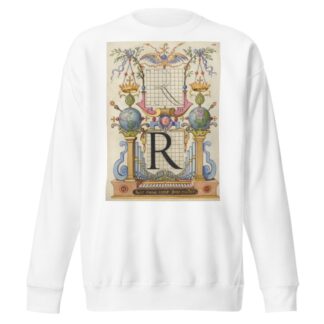 Guide for Constructing the Letter R by Joris Hoefnagel Sweatshirt
