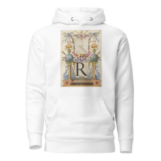 Guide for Constructing the Letter R by Joris Hoefnagel Hoodie
