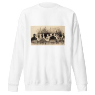 Dinner Party by Charles Dana Gibson Sweatshirt