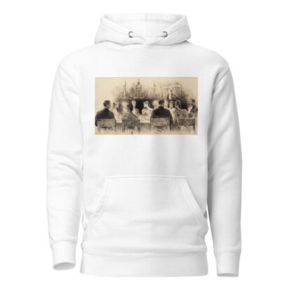 Dinner Party by Charles Dana Gibson Hoodie