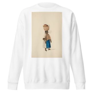 Woman with Basket on her Head by Francisco Fierro Sweatshirt