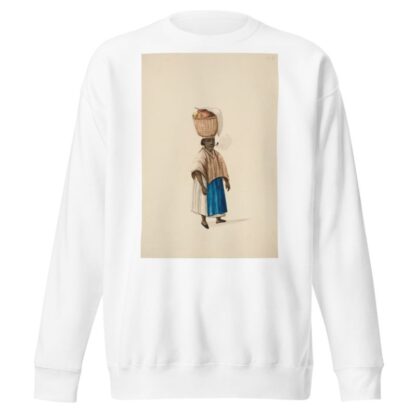Woman with Basket on her Head by Francisco Fierro Sweatshirt