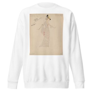Old New York-Fifth Ave Flapper by Helen Marguerite O'Kane Sweatshirt