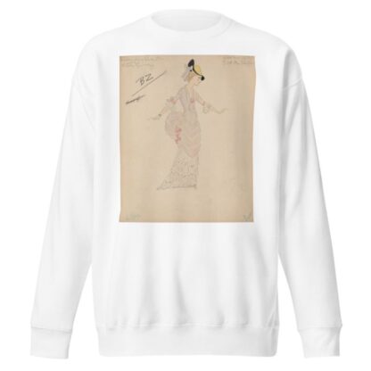 Old New York-Fifth Ave Flapper by Helen Marguerite O'Kane Sweatshirt