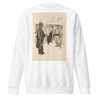 On Strike by Théophile Alexandre Steinlen Sweatshirt