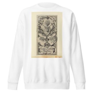 Kramer und Kaufleuth zu Augsburg, Vorlagenzeichnung für ‘Allegorien und Embleme’ by Franz von Stuck Sweatshirt