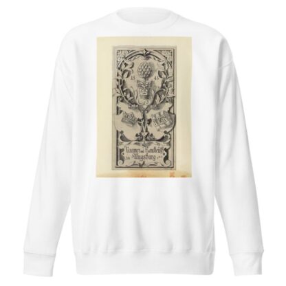 Kramer und Kaufleuth zu Augsburg, Vorlagenzeichnung für ‘Allegorien und Embleme’ by Franz von Stuck Sweatshirt