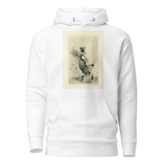 Femme tenant un bouquet by Anonymous Hoodie