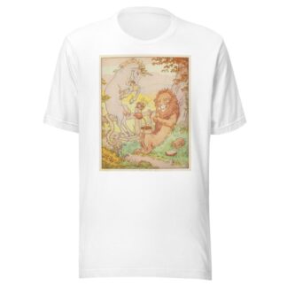 Lion and the unicorn. by Leonard Leslie Brooke T-Shirt