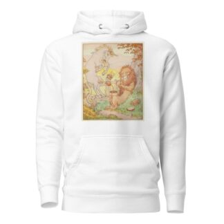 Lion and the unicorn. by Leonard Leslie Brooke Hoodie