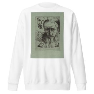 Tod und Künstler by Lovis Corinth Sweatshirt