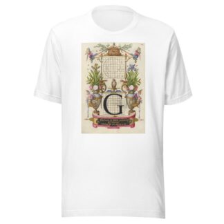 Guide for Constructing the Letter G by Joris Hoefnagel T-Shirt
