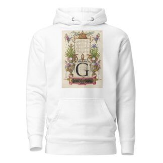 Guide for Constructing the Letter G by Joris Hoefnagel Hoodie