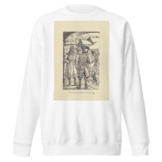 24. – He Couldn’t Believe His Eyes nor His Ears by Andrej Kováčik Sweatshirt