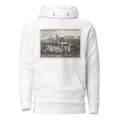 Bathers, Harlem River by Saul Kovner Hoodie