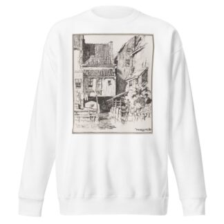 Waterpoortje naar de Zuiderhaven te Enkhuizen by Huib Luns Sweatshirt