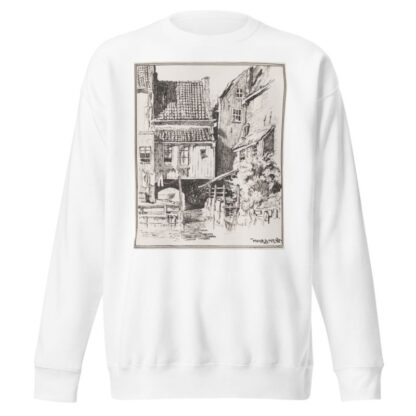 Waterpoortje naar de Zuiderhaven te Enkhuizen by Huib Luns Sweatshirt