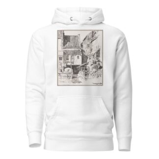 Waterpoortje naar de Zuiderhaven te Enkhuizen by Huib Luns Hoodie