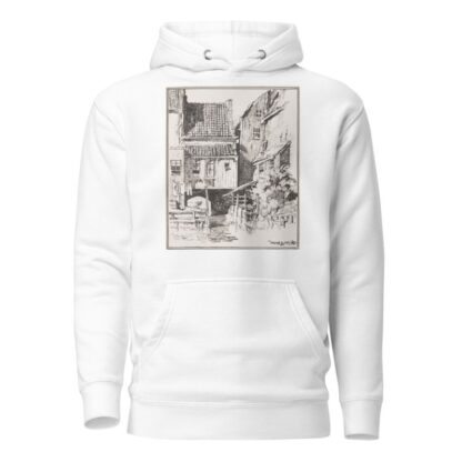 Waterpoortje naar de Zuiderhaven te Enkhuizen by Huib Luns Hoodie
