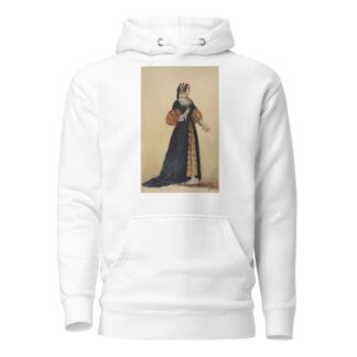 Historical costumes Pl.16 by Charles Bianchini Hoodie