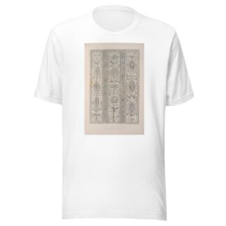 Rudiments of curvilinear design Pl.47 by George Phillips T-Shirt