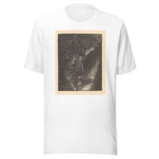 Gevallen engel zittend op een rots. by Johannes Josephus Aarts T-Shirt