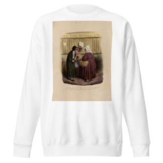 Qu’allons-nous devenir, Seigneur Dieu by Honoré Daumier Sweatshirt