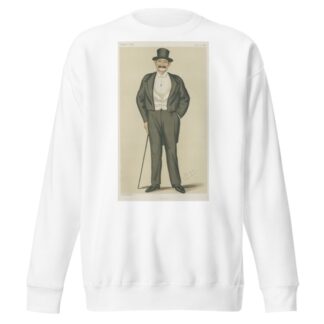 Sports, Miscellaneous; Gymnast; ‘Fred’, Captain Frederick G. Burnaby, December 2, 1876 by Leslie Matthew Ward Sweatshirt