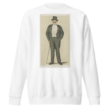 Sports, Miscellaneous; Gymnast; ‘Fred’, Captain Frederick G. Burnaby, December 2, 1876 by Leslie Matthew Ward Sweatshirt