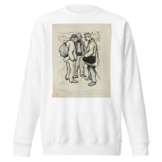 Échange de vues by Fernand Louis Gottlob Sweatshirt