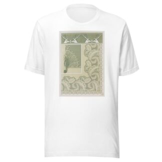 Cerfs et noisetiers, bordure, carreaux céramiques; hippocampe et algues, pied de coffret, bronze; lézards et pavots, broderie by Maurice Pillard Verneuil T-Shirt