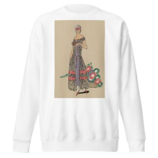 FLEUR D’AUTOMNE. / Sur un fond de cr&epe violet… by Anonymous Sweatshirt