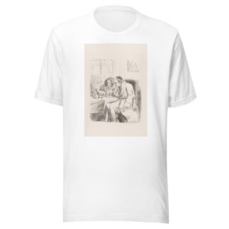 Old man and woman looking at a drawing by Wilhelmus Petrus van Geldorp T-Shirt
