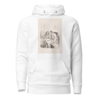 Old man and woman looking at a drawing by Wilhelmus Petrus van Geldorp Hoodie