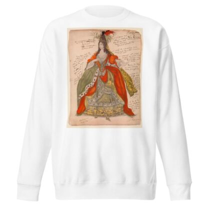 Costume Design for the Queen from ‘Sleeping Beauty’ by Léon Bakst Sweatshirt