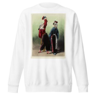 C’est d’main matin qu’mon tendre époux va beugler by Paul Gavarni Sweatshirt