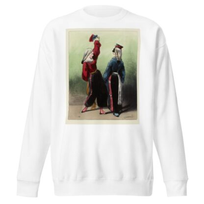 C’est d’main matin qu’mon tendre époux va beugler by Paul Gavarni Sweatshirt